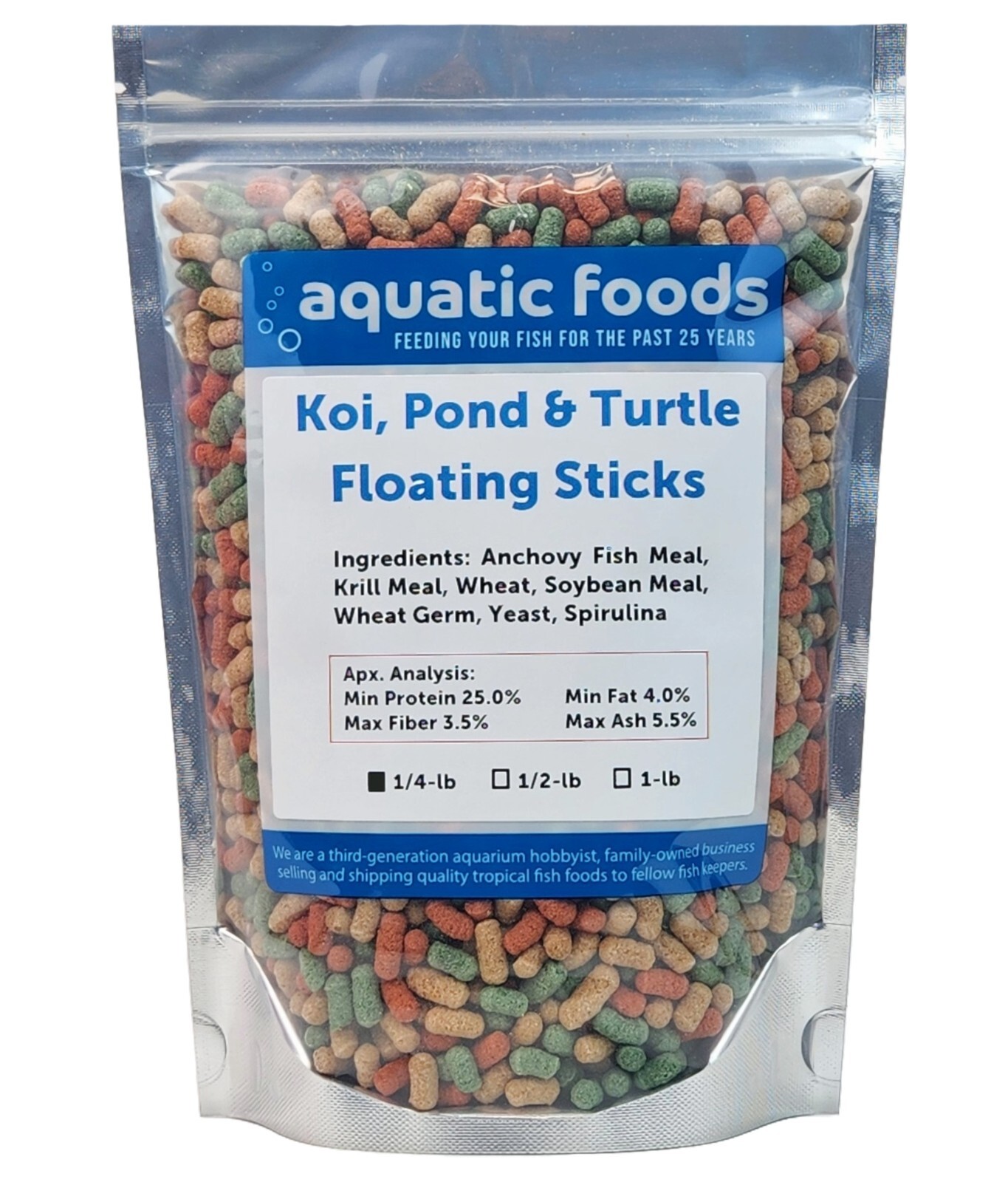Koi, Pond & Turtle Floating Sticks for Koi, Turtles and all Pond Fish. WL