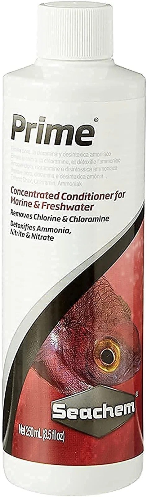 Seachem Prime Aquarium Water Conditioner Dechlorinator Ammonia Detoxifier Fish