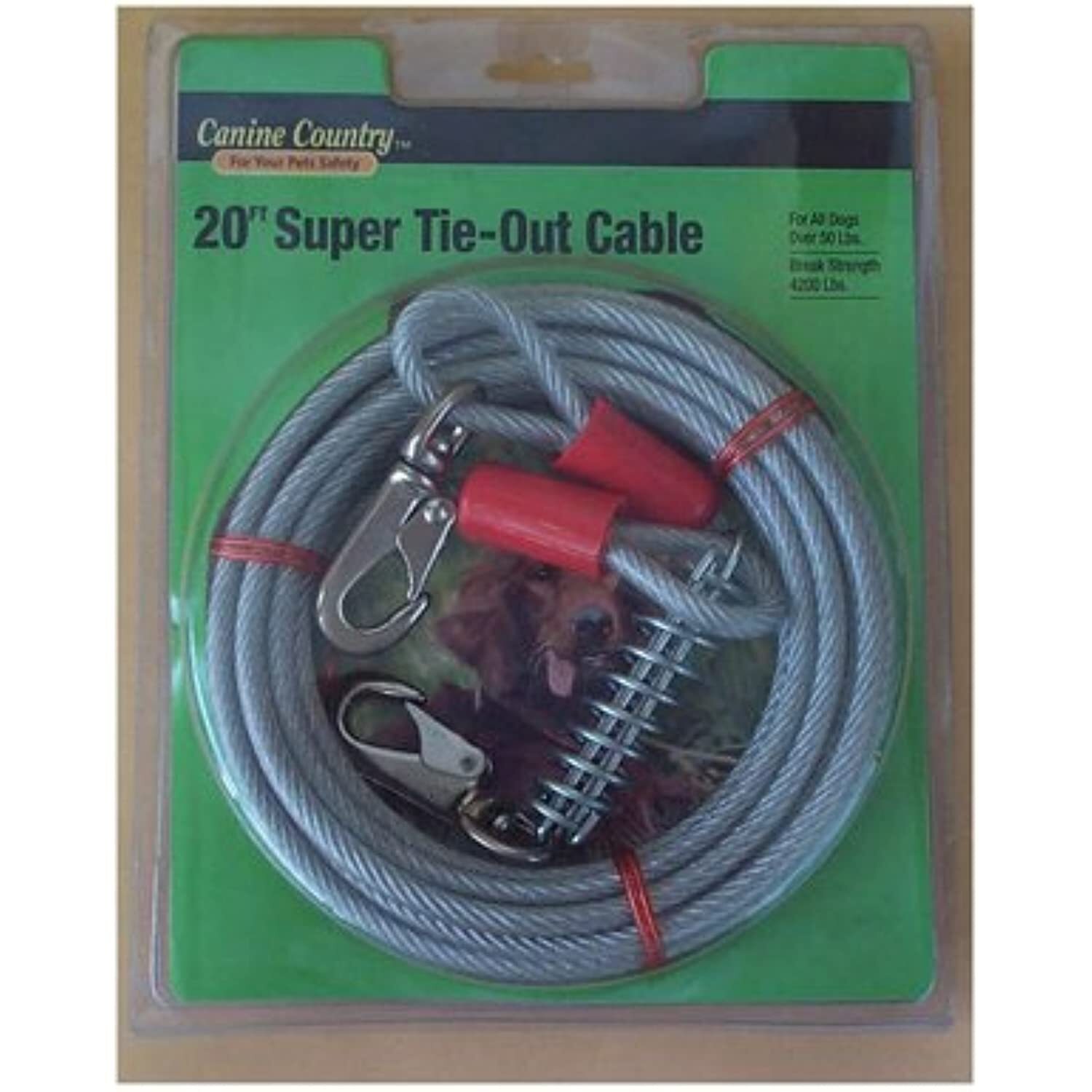 Westminster Pet Products Pet Expert 20′ Super Tie-Out Cable for Large &