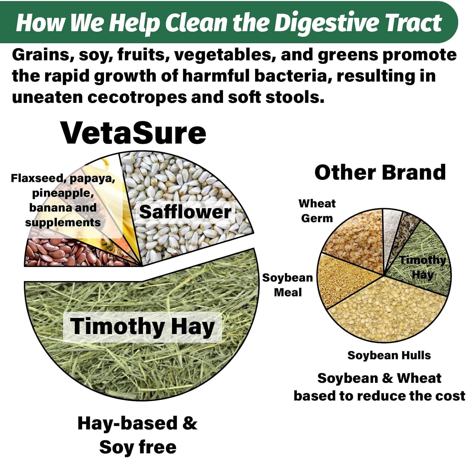 Emergency Recovery Food for Bunny and Small Herbivores, High-Fiber Timothy Hay B