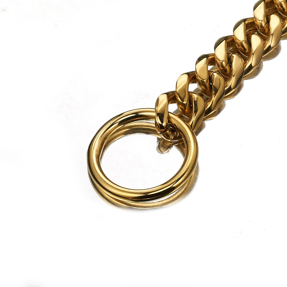 Choke Chain Dog Collars P Choker Collar Stainless Steel Heavy for Training Link