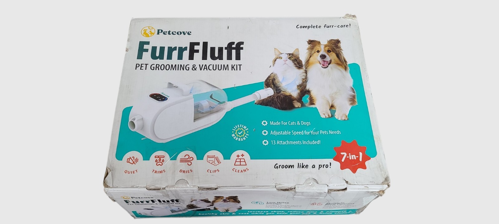 Pet Grooming Kit PetCove Clippers Nail Grinder Blow Dryer
