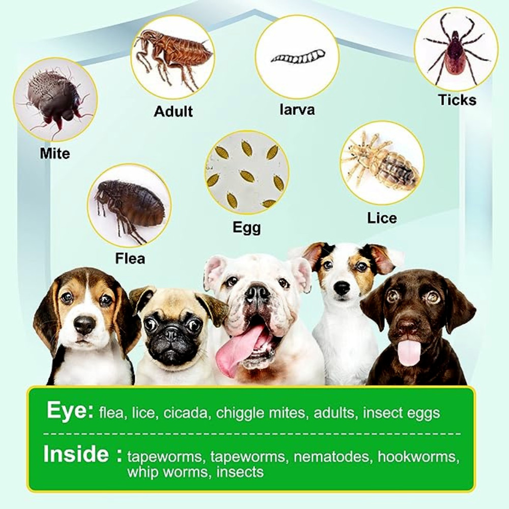 Flea and Tick Natural Prevention for Dogs Chewable, Flea & Tick 150 Chews Dog