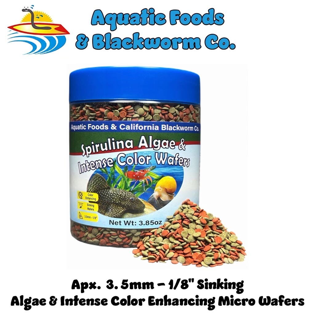 3.5mm Algae & Color Enhancing Sinking Wafer. FREE 12-Type Pellets & 4-Type Wafer