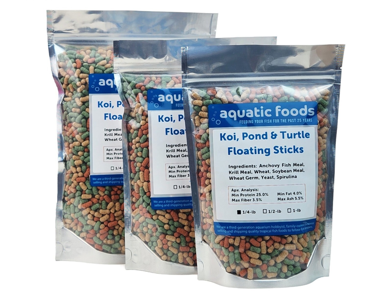 Koi, Pond & Turtle Floating Sticks for Koi, Turtles and all Pond Fish. WL