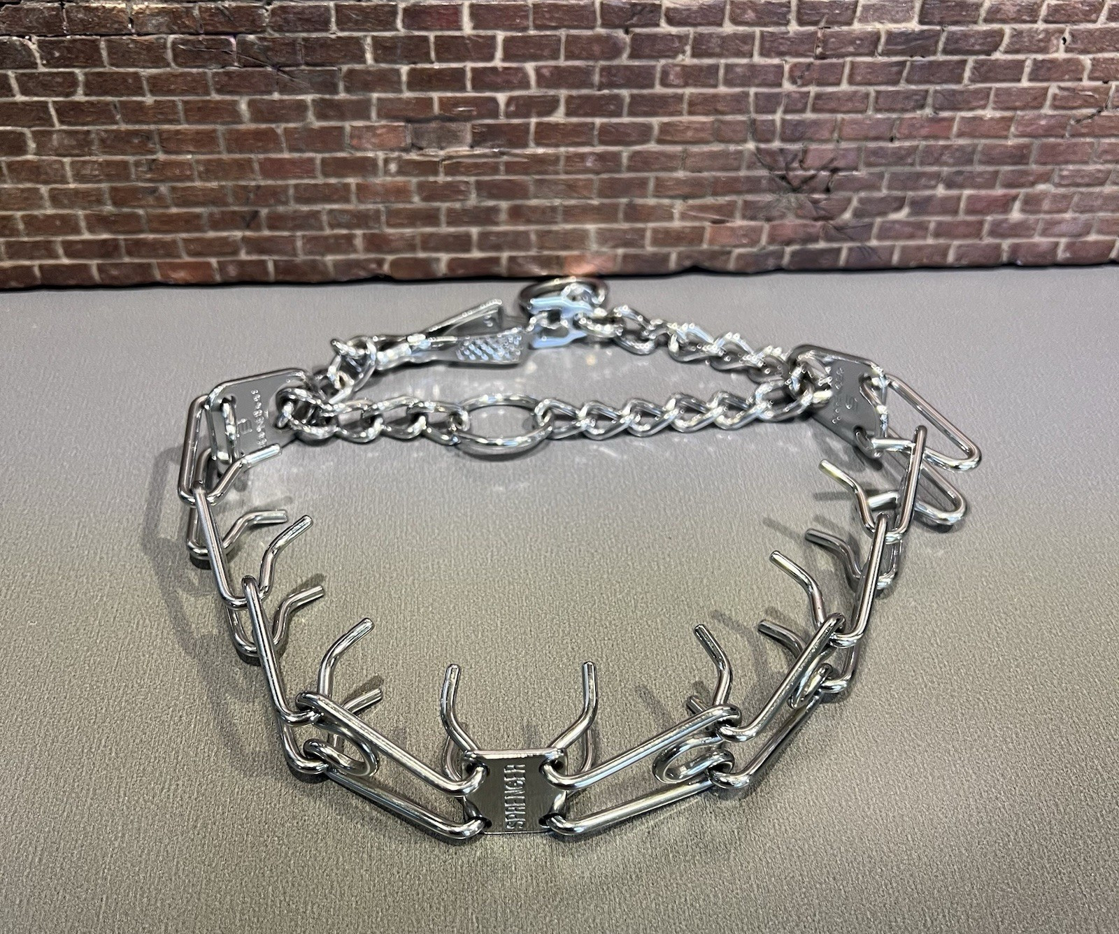 Herm Sprenger Prong Collar with Scissor Snap Quick Release + Bonus Chain Germany