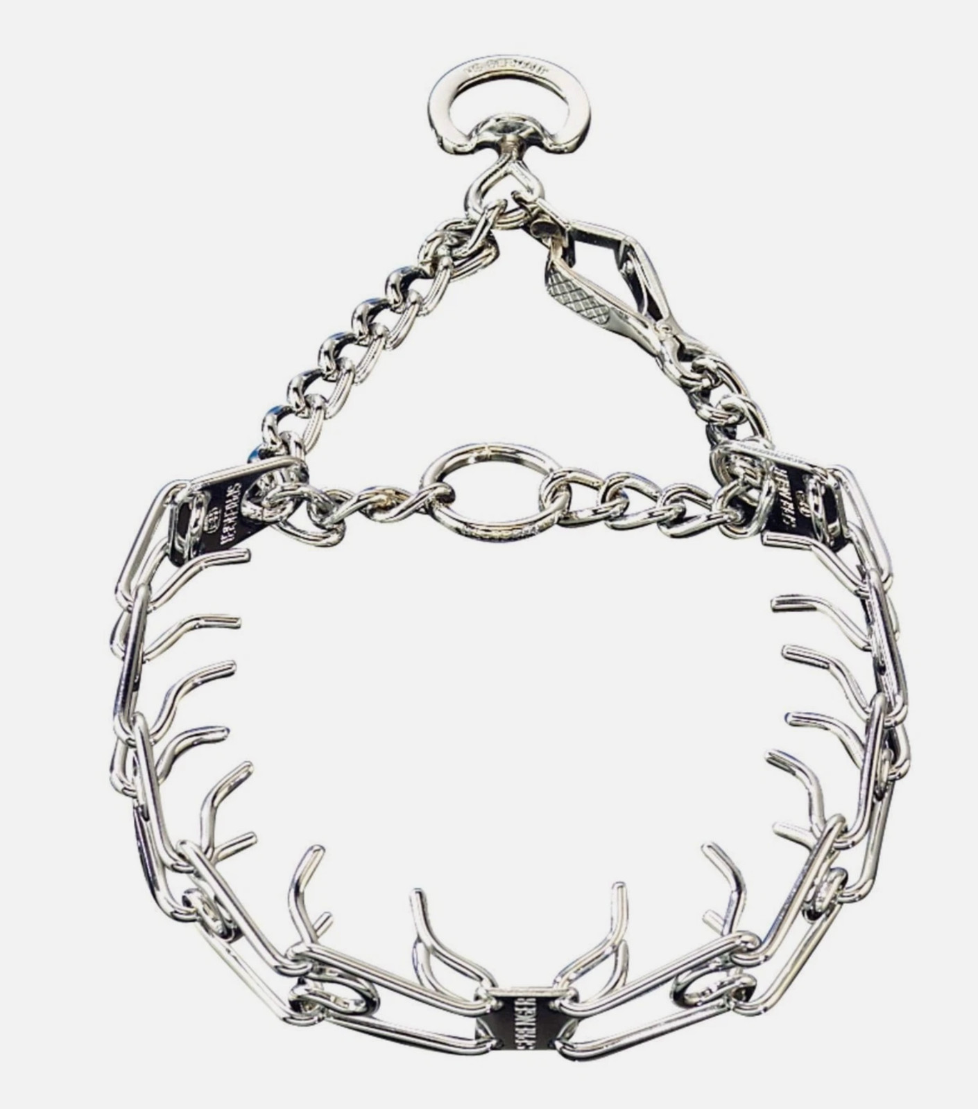 Herm Sprenger 25In Chrome Plated Prong Collar Steel Training Dog Collar