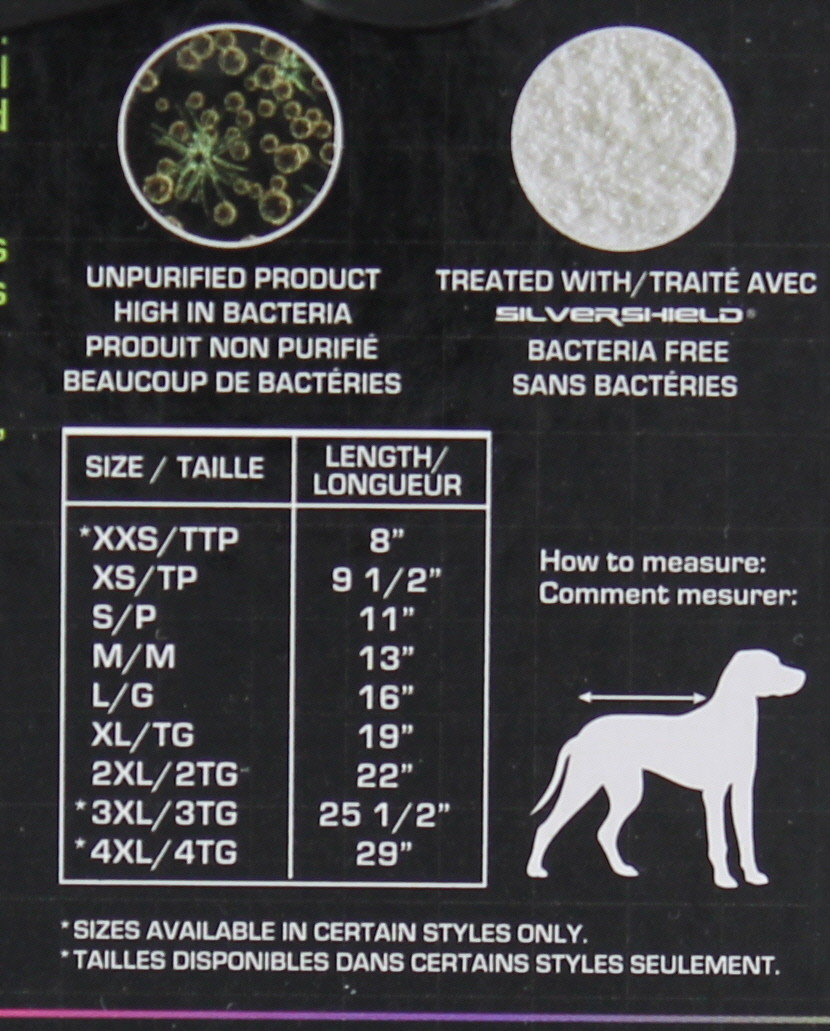 New Silver Paws Dog Hoodie – Black with Gray – Size XXSmall 8″