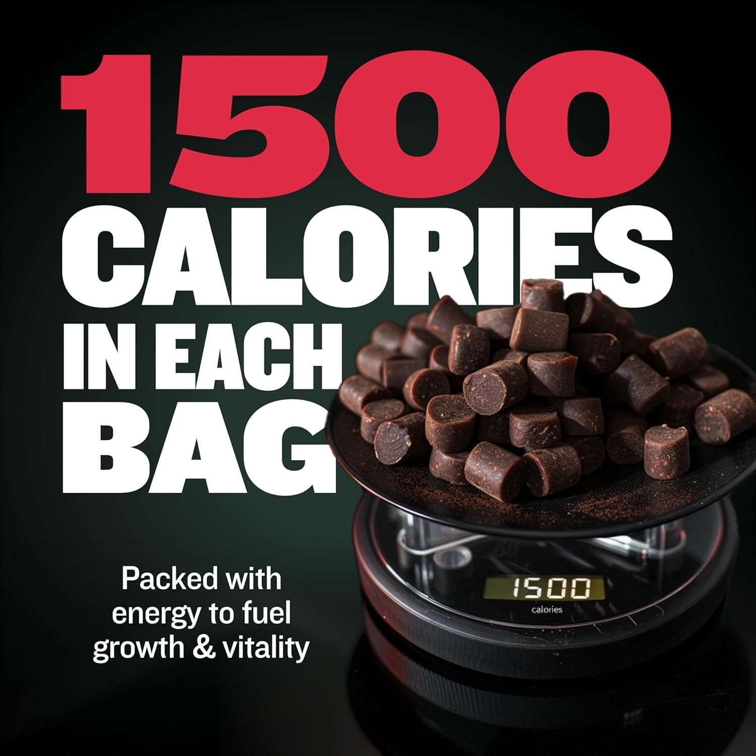 High Calorie Dog Weight Gainer Soft Chews for Puppies & Adults – 75 Chews, Diges