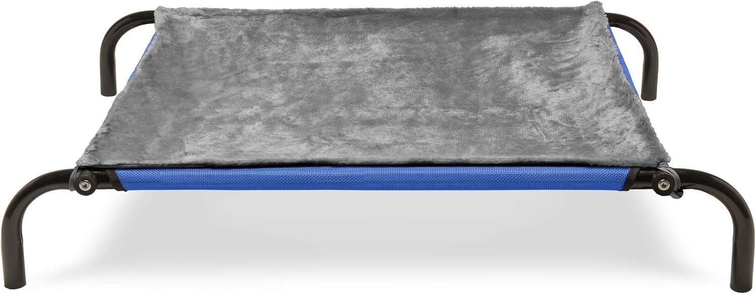 Furhaven Dog Blanket for Cot Beds, NIP, Silver Gray, Large
