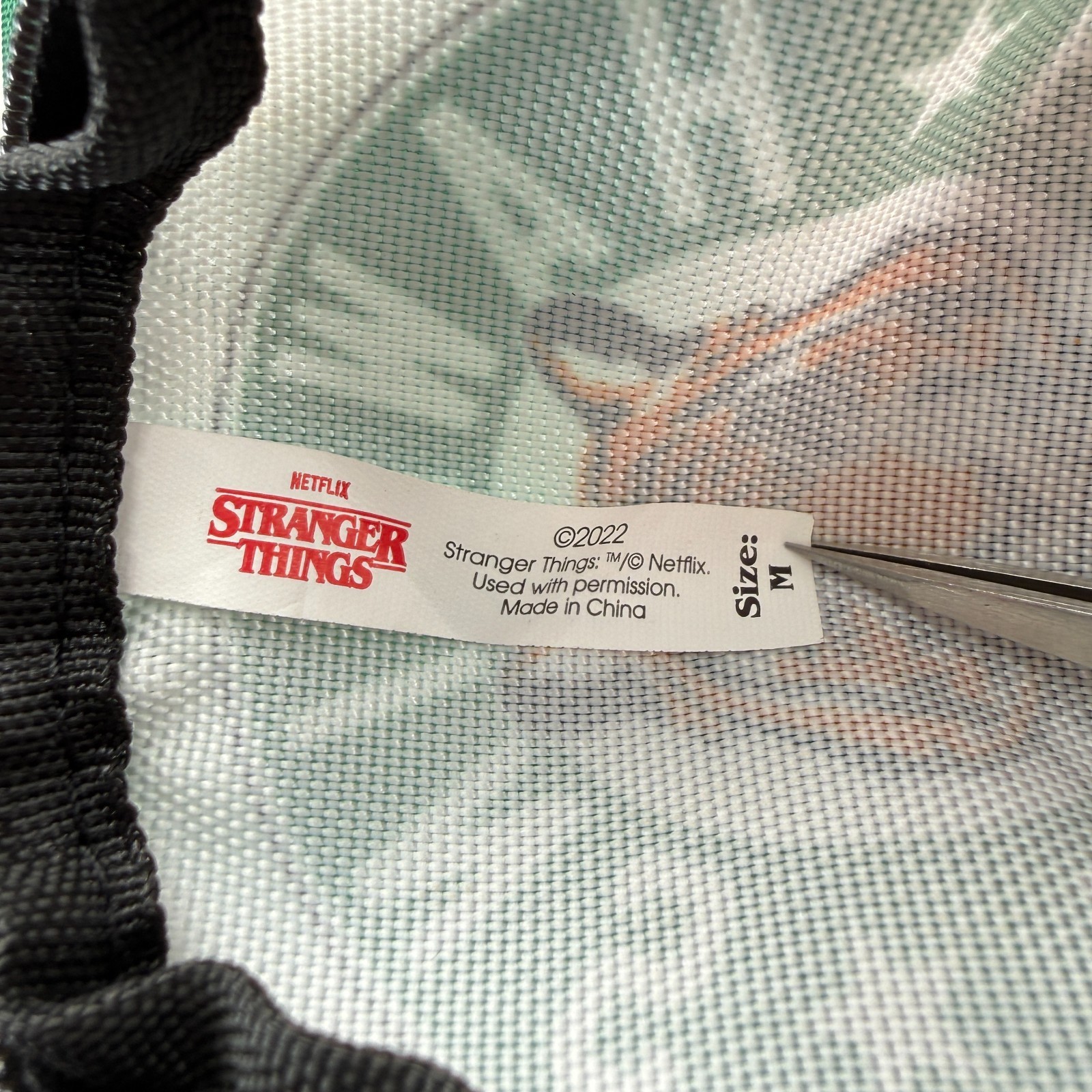 Stranger Things Hawkins High School Dog Backpack Harness Size Medium Poop Bag