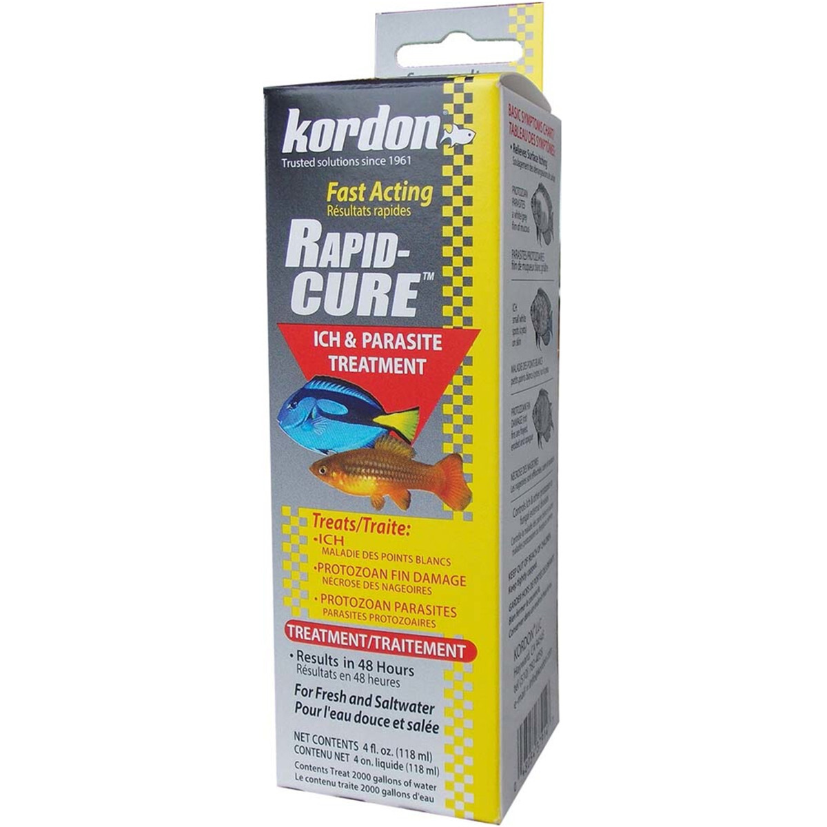 Kordon Rapid Cure 4 oz Quick Relief for Ich & Protozoan Parasites