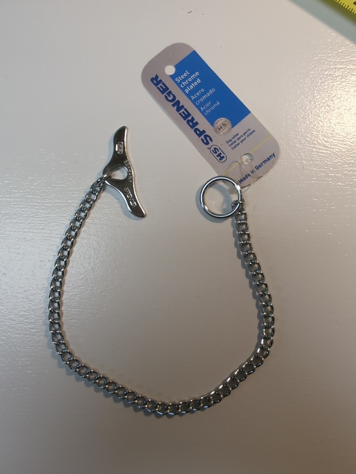 Herm Sprenger 16″ Choke Collar with Toggle Closure Dog Training 2.0mm – Germany