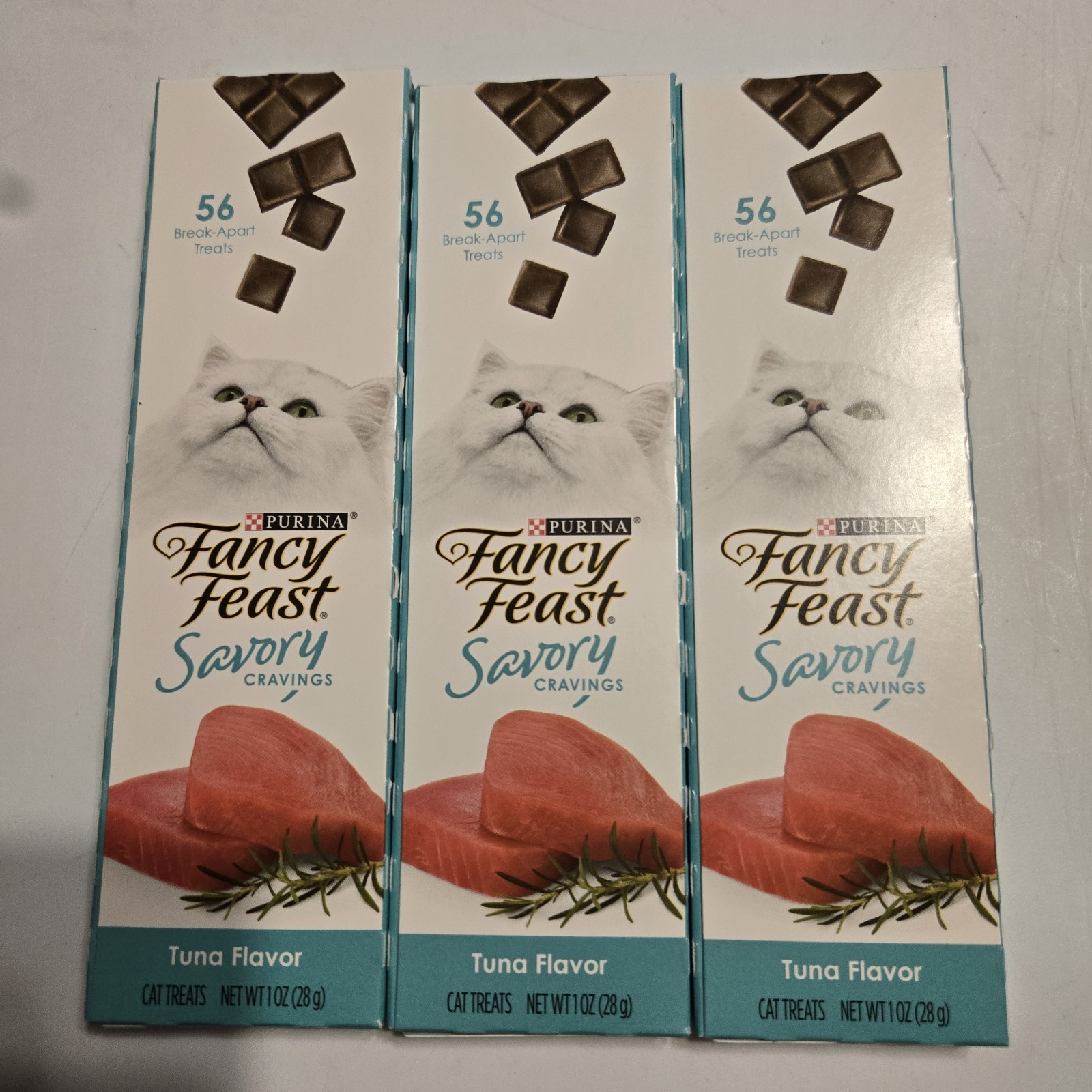 Purina Fancy Feast Savory Cravings Tuna Flavor Cat Treats – 3 packs 168 treats