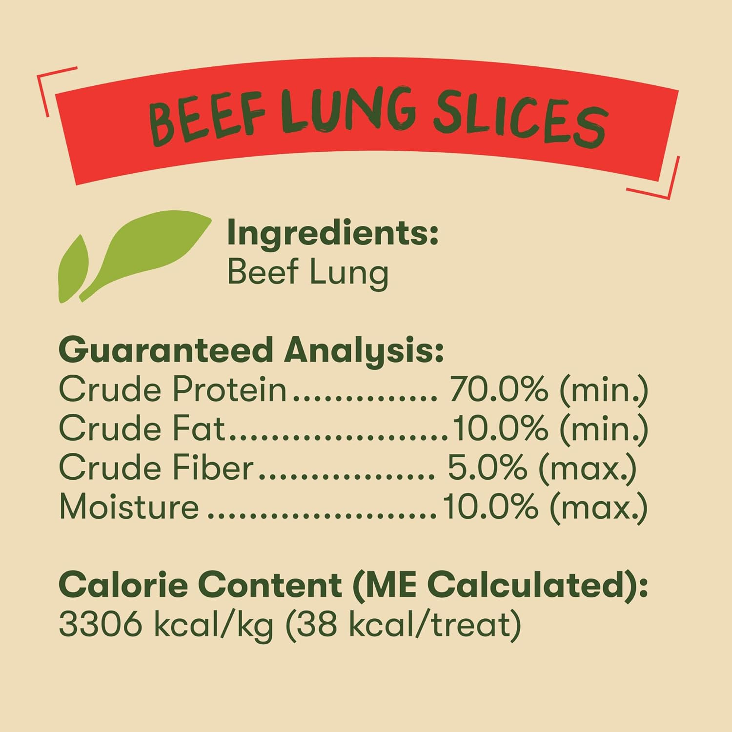 Pet ‚N Shape Beef Lung Dog Treats – Made and Sourced in the USA – Training Treat