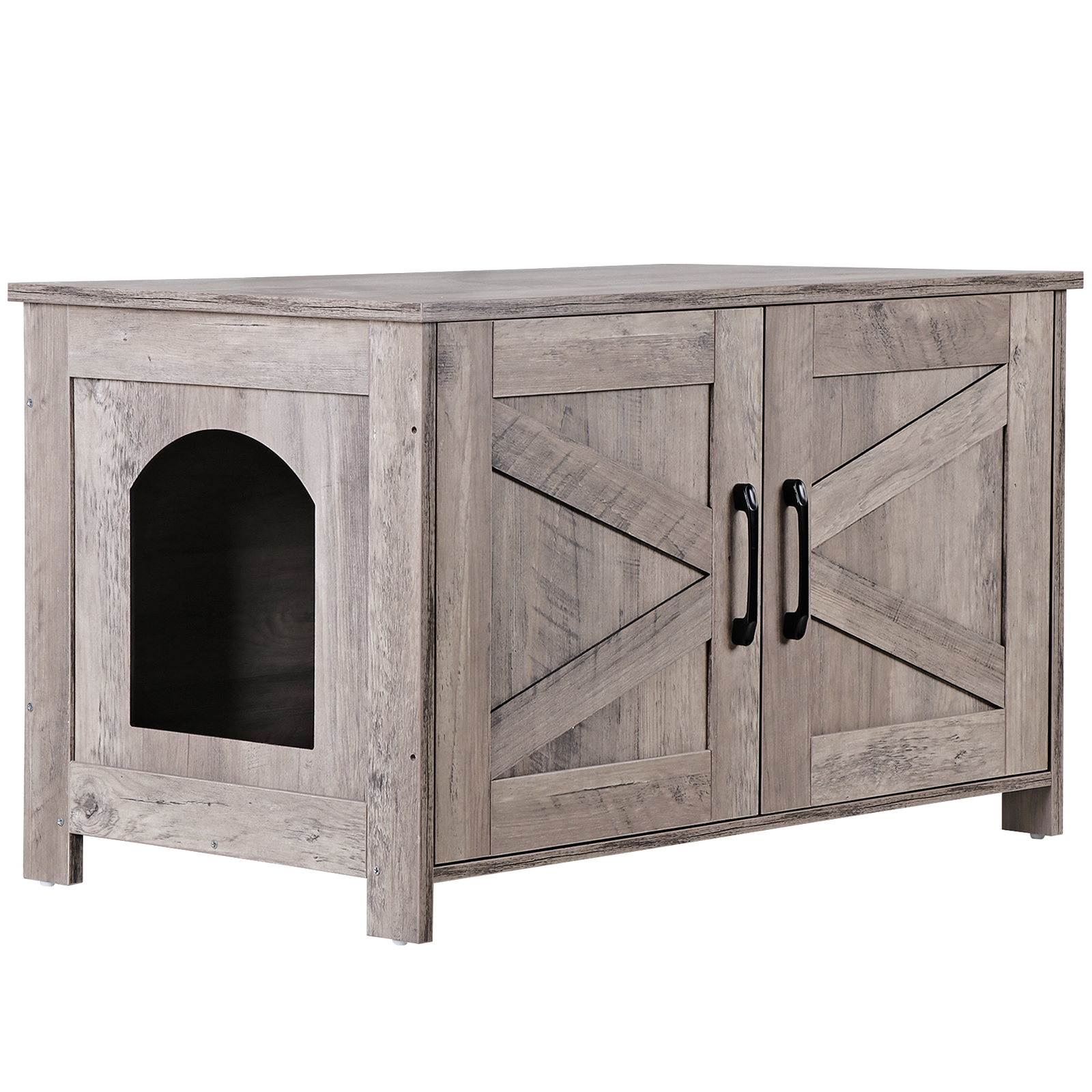 Litter Box Enclosure Cat Litter Box Furniture Hidden Wooden Cat Washroom Indoor