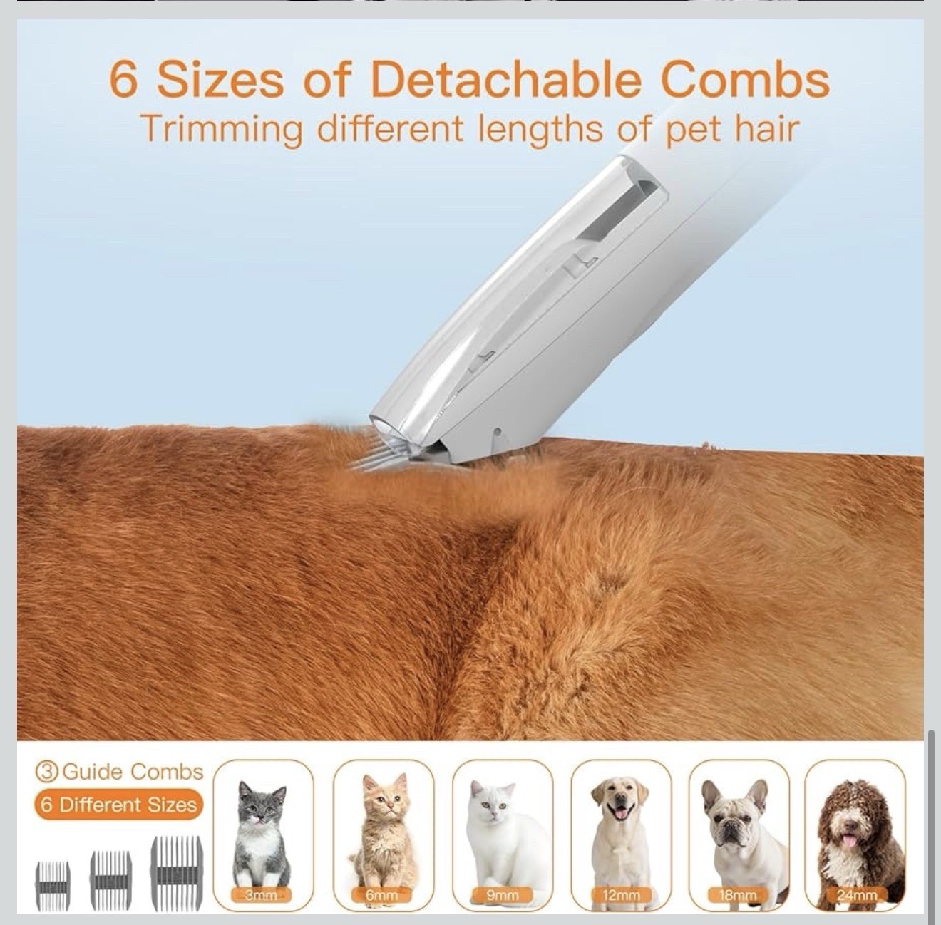 AIRROBO Dog Grooming Vacuum Kit,12000Pa Strong Pet Vacuum