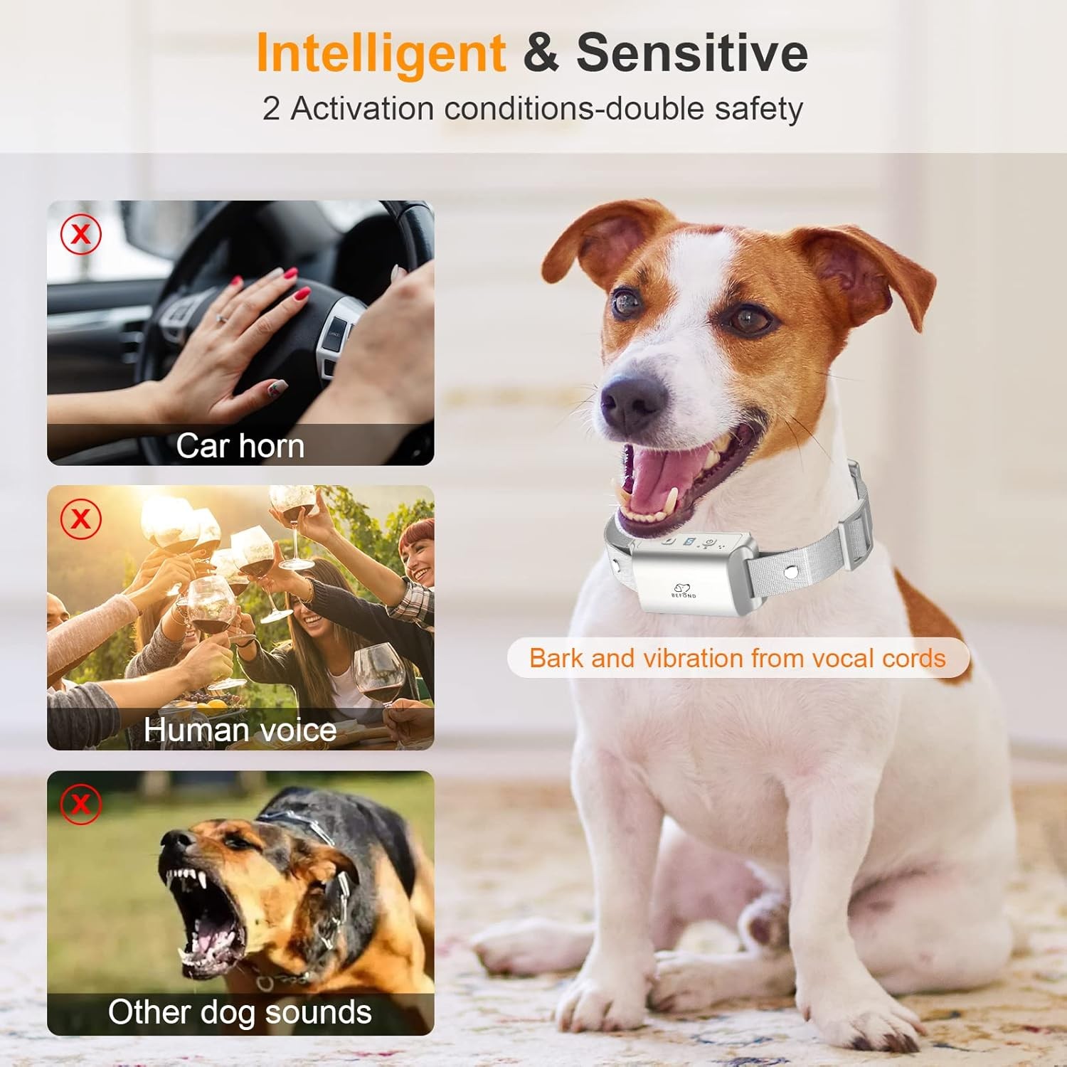 Automatic Anti Bark Barking Dog Shock Control COLLAR Device Small Medium Large