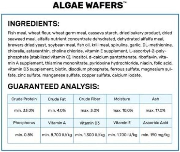 8.8oz Algae Wafer Fish Food by Hikari – Stress-Reducing for All Life Stages