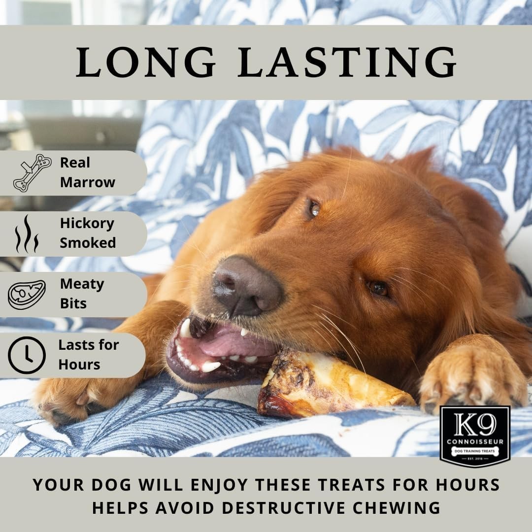 High Protein Grass-Fed Beef Marrow Bones for Small & Medium Dogs – 6 Pack