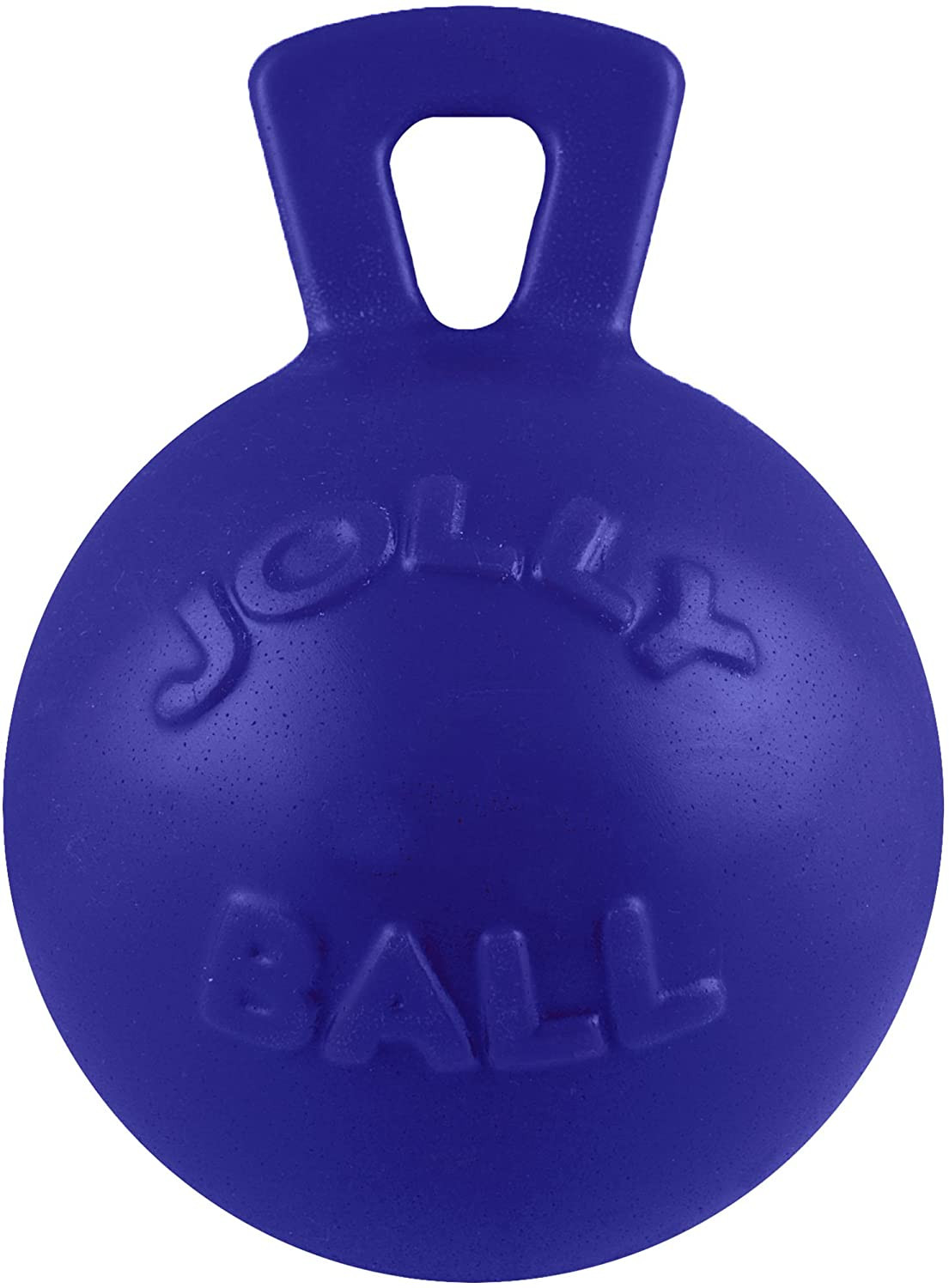 Tug-N-Toss Heavy Duty Dog Toy Ball with Handle, 8 Inches/Large,