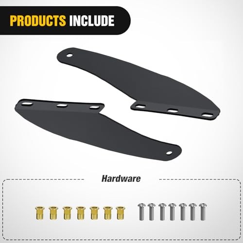50 inch Curved LED Light Bar Bracket Mounting Upper Windshield Roof Cab