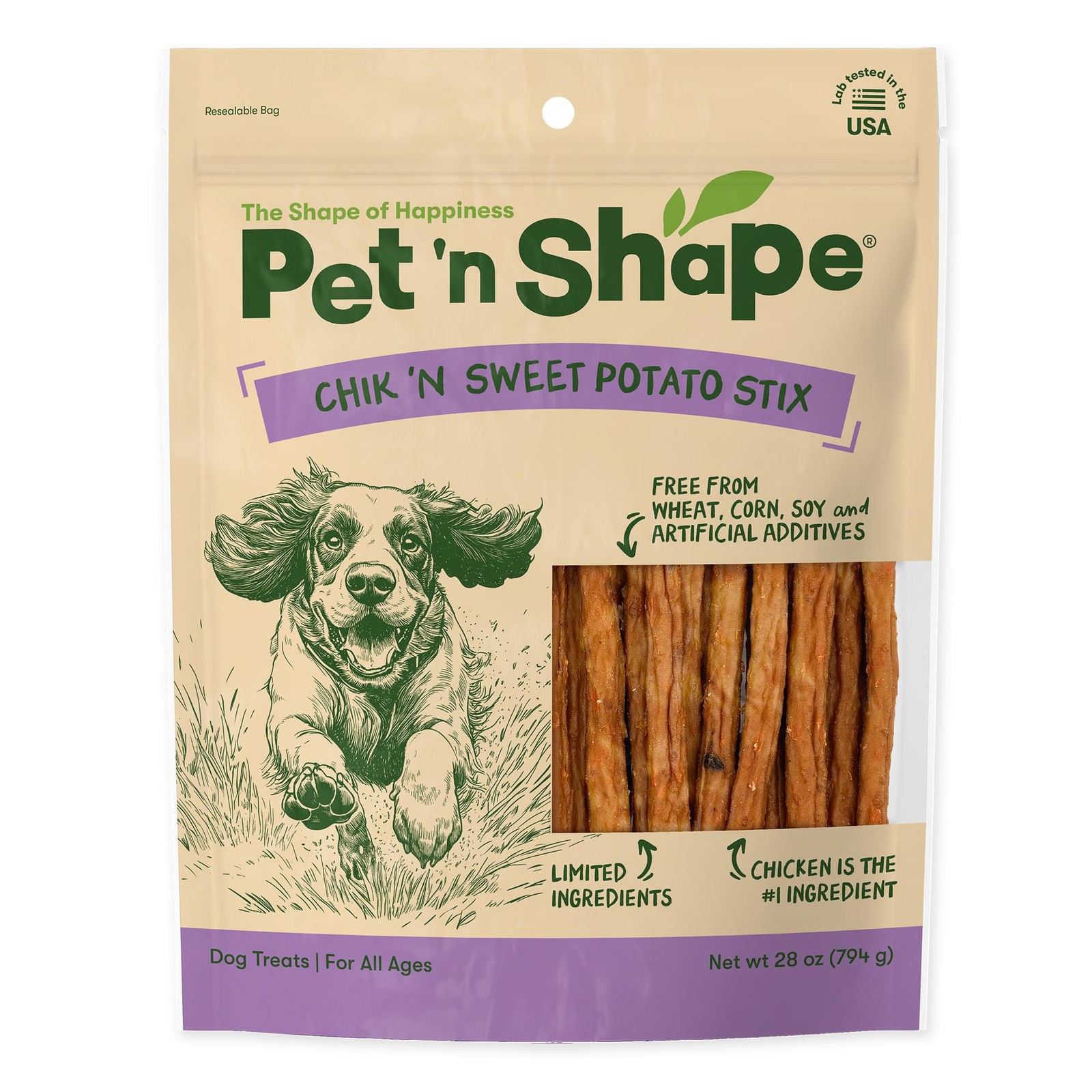 Chik ’n Sweet Potato Stix – Made and Sourced in The USA- Natural Healthy Dog …