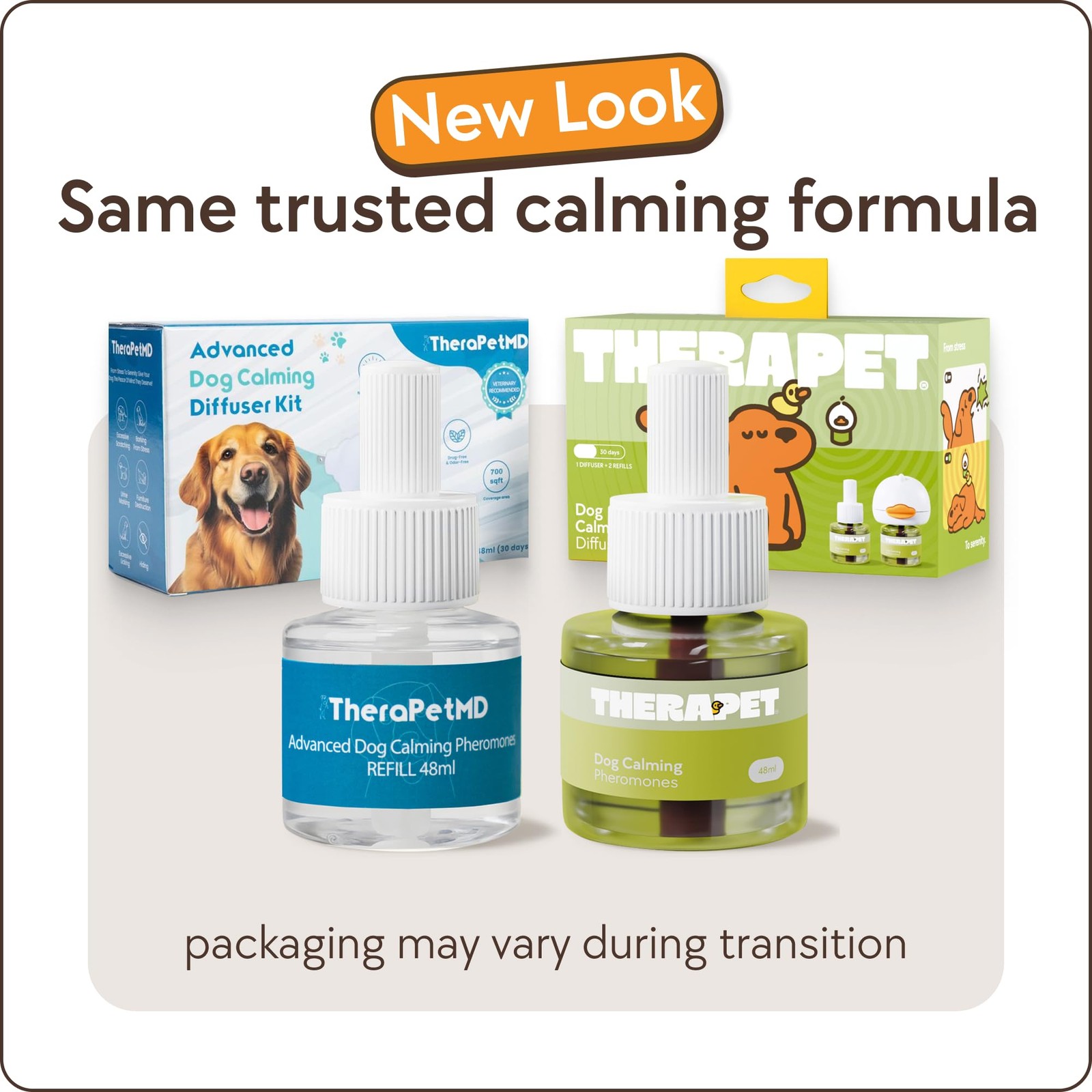 TheraPet MD 60-Day Dog Calming Diffuser – for Stress, Destructive Behavior, P…