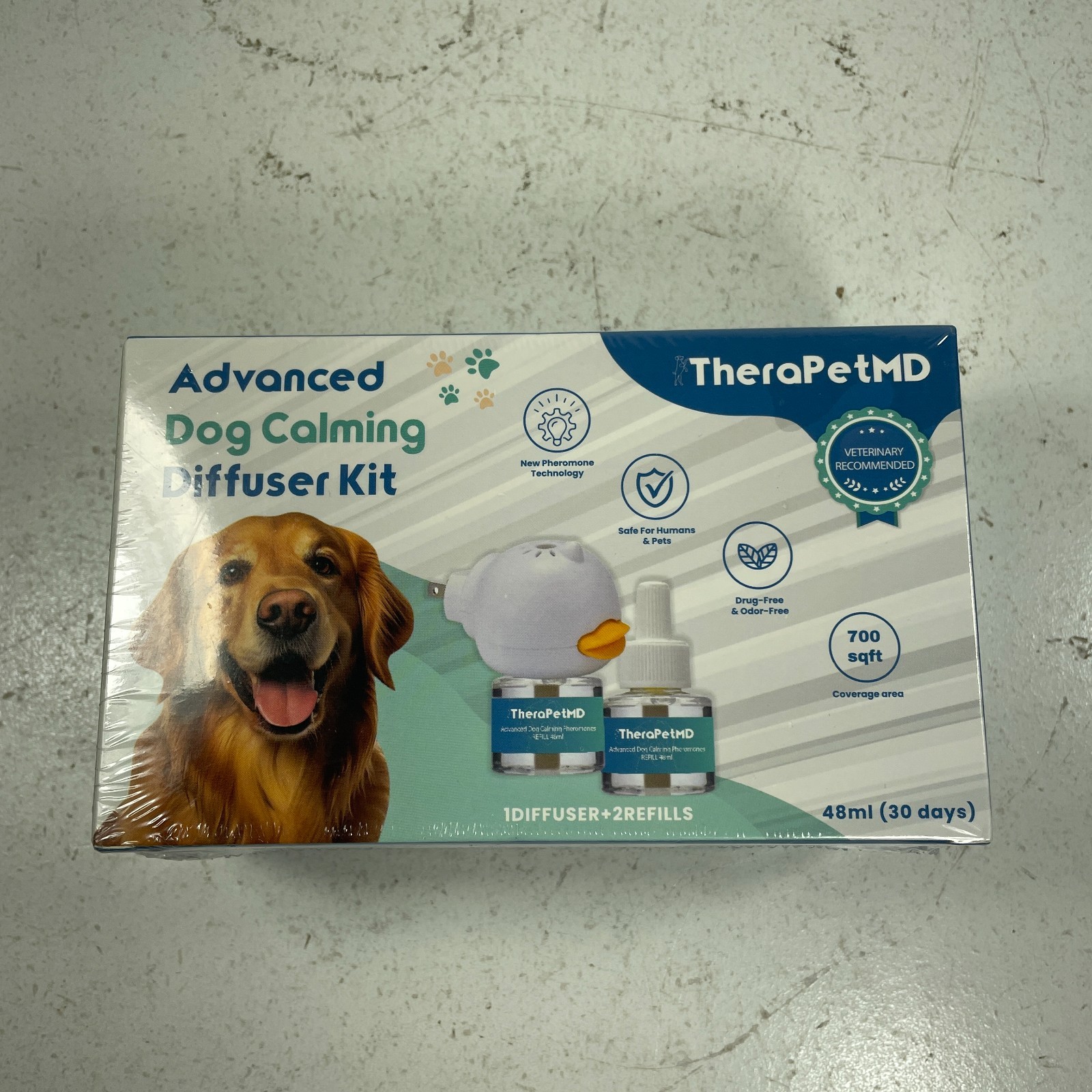 Therapet MD Dog Calming Pheromone Diffuser Anxiety Relief + 2 Refills