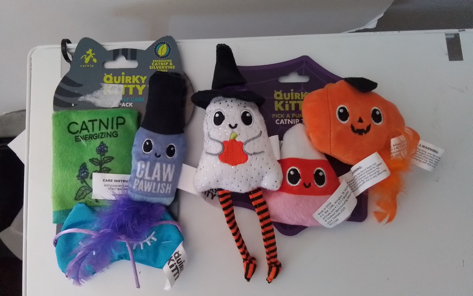 2 Count Quirky Kitty Catnip Cat Toys 3 Each (6 Total Toys)