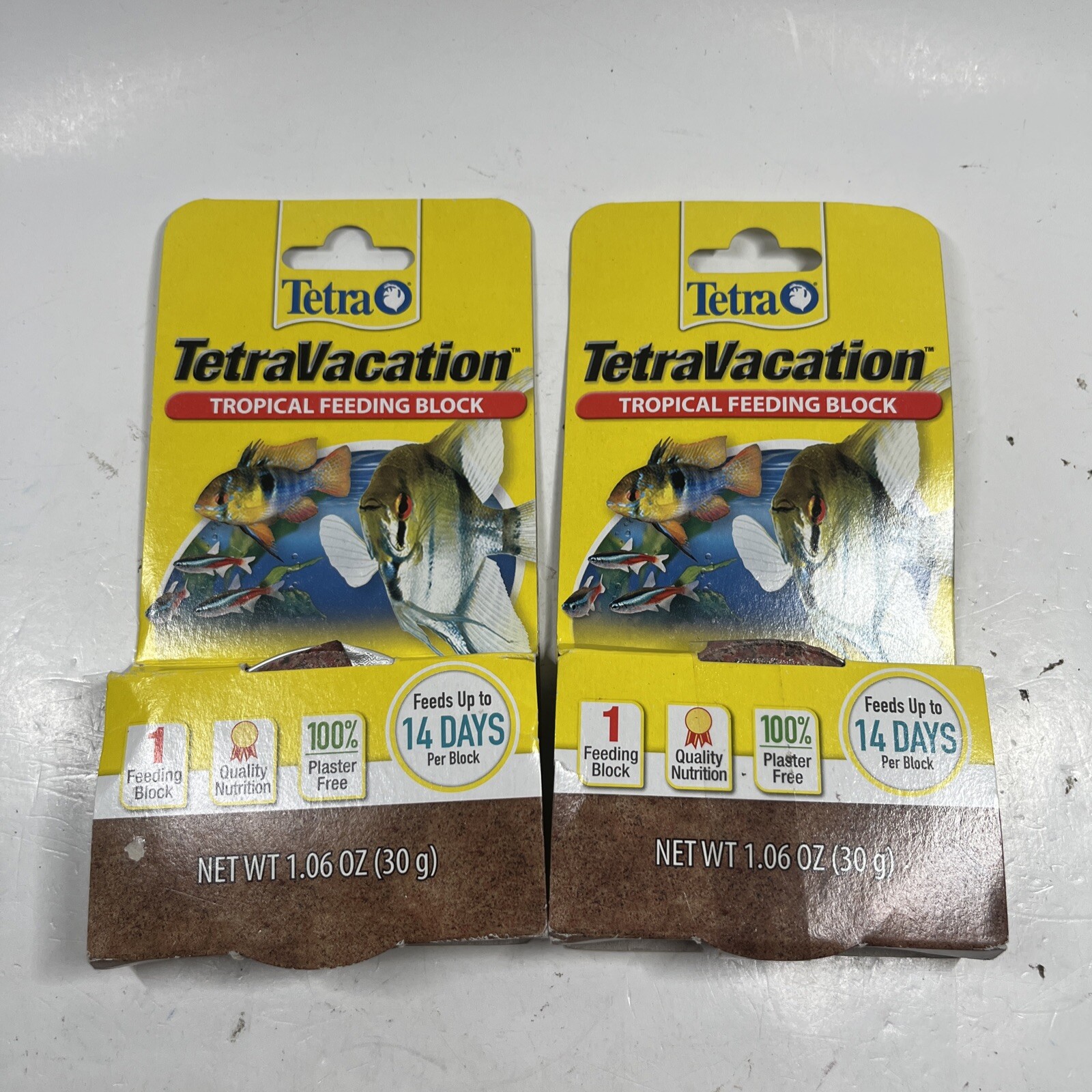 2x Tetra Vacation Feeding Block Slow Release 14 Days 30G Each Exp 09/2026