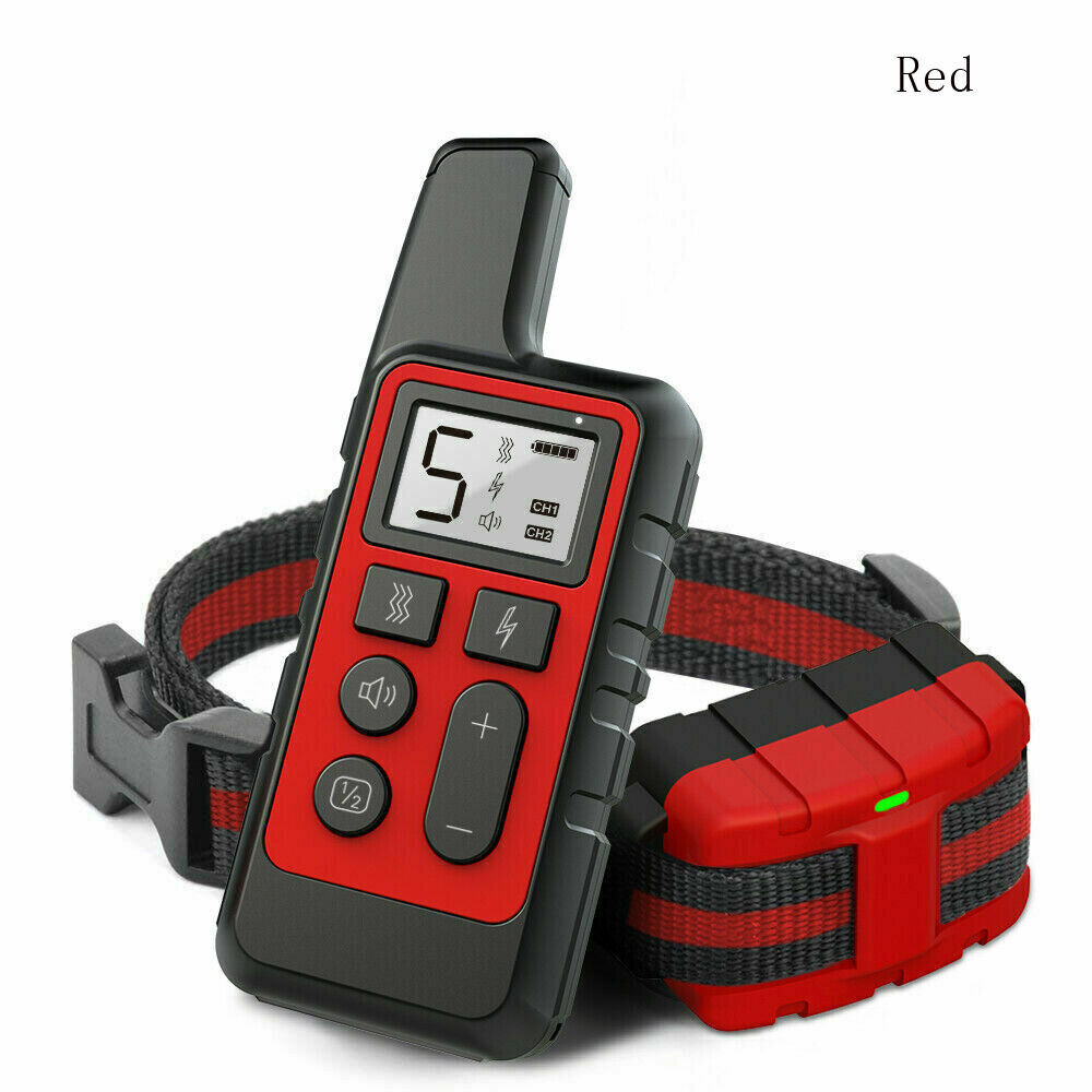 Dog Training Collar Pet Electric Shock Collar Waterproof with Remote For Dogs