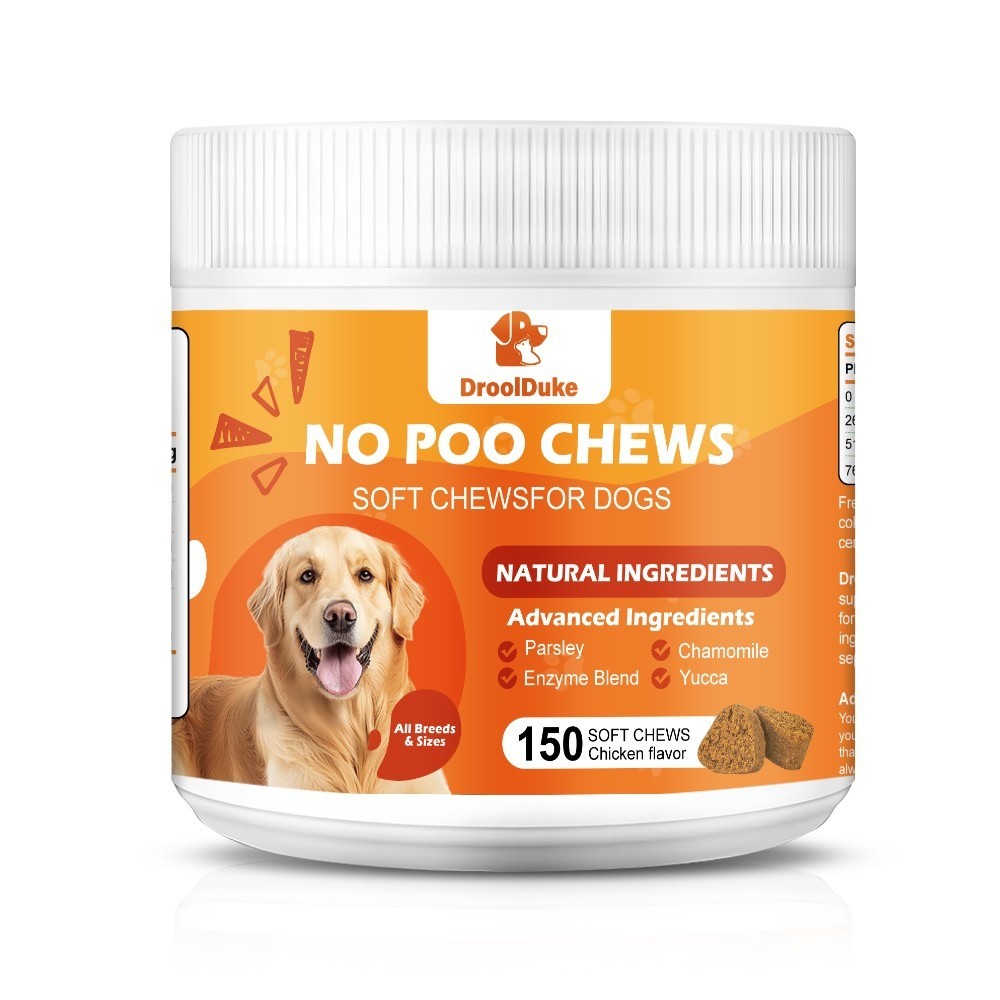 No Poo Chews Dogs-Coprophagia Stool Eating Deterrent Stop Eating Poo 90/150 Chew