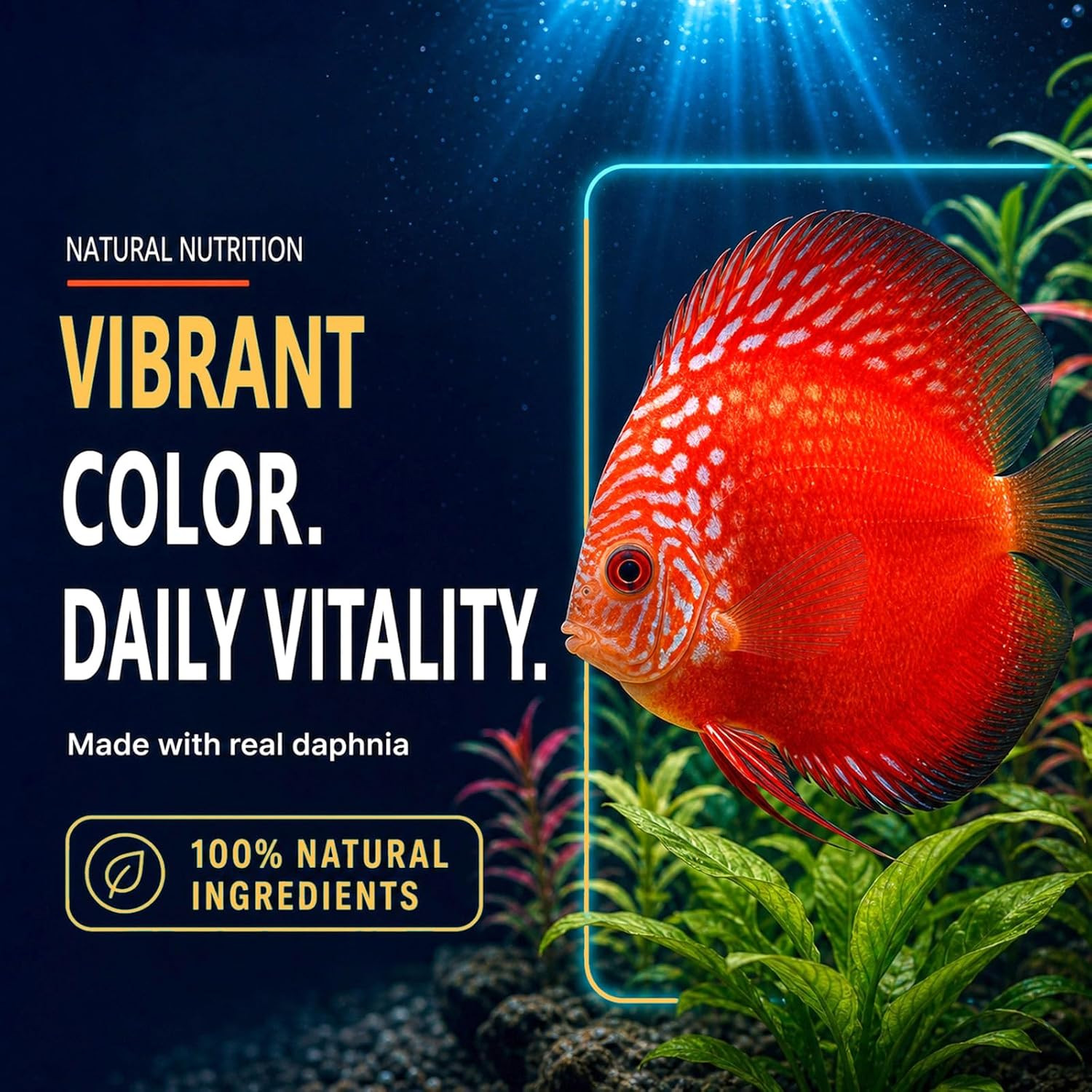 Liquid Daphnia Fish Food, No Hatching Required, Ready-to-Feed Fish Fry Food for