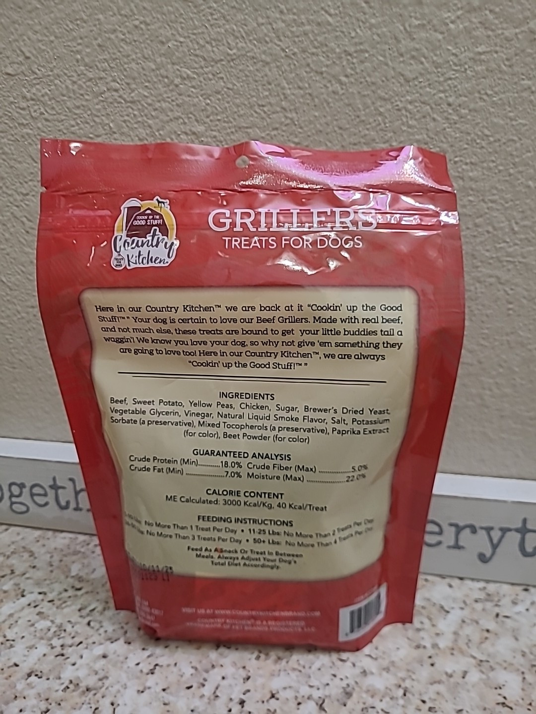 Grillers Treats For Dogs Beef #1 Ingredient 10.oz(283g) Exp:10/2025